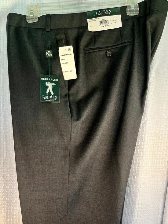 Lauren Ralph Lauren Other - Lauren Ralph Lauren Grey Designed Dress Pants size 44 x 30 NWT